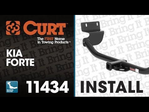 Trailer Hitch Install: CURT 11434 for 2010-2012 Kia Forte Sedan