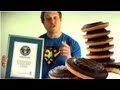 Guinness World Record for Most Jaffa Cakes Eaten in One Minute