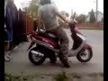 palenie gumy skuterem :p palenie gumy skuterem :p