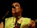 steven seagal (the mojo priest) with his blues band thunderbox at warwick arts centre in coventry, england.