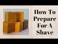 Preparing For A Shave