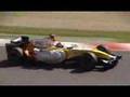 Renault F1 R27 with Clio and Megane RS