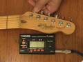 How to use an electronic guitar tuner to tune your guitar.