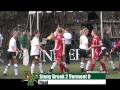 The Stony Brook Seawolves scored once in each half to post a 2-0 victory over the Vermont Catamounts in America East women's soccer action on Senior Day at Centennial Field.