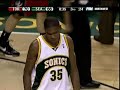 Kevin Durant dunks on Rasho Nesterovic