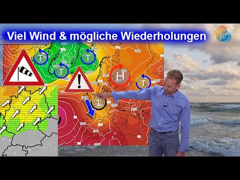 Sehr windiges Juli-Finale, nasser August-Auftakt, Aktuelle Sturm- amp Wettervorhersage 28.07.-01.08.
