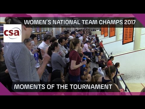 Squash: CSA Women's National Team Championship 2017 - Moments of the Tournament