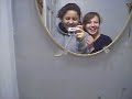 when i looked over...alexa flashed me lol me and alexa doing scary faces