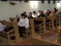 Megemlékezés a katolikus templomban