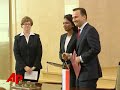 Raw Video: Rice Signs Missile Deal With Poland
