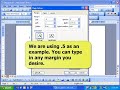 Changing Margins in Microsoft Word