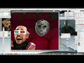 Speed Painting: HELL-O-WEEN 3-D Invite