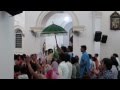 Egy katolikus templomban Indiában / In a Catholic church in India