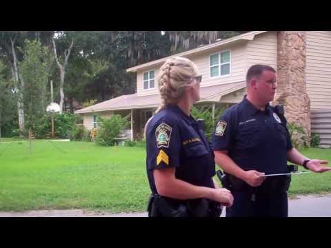 Trespass - police attempt to unlawfully collect ID's in order to give Christians a