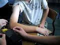 wygłupy prądem w elektronie(akumulator i trafo)
