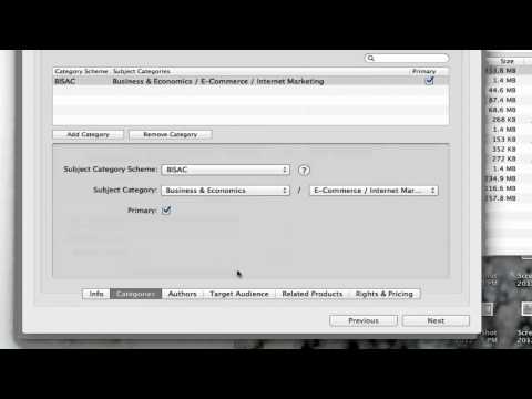How to upload and publish your ibook using Apples iBook Author ( video 4 )