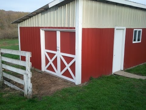how to build a barn door