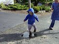 puddle stomping