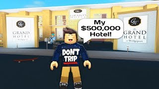 My 500 000 Hotel In Roblox Bloxburg Minecraftvideos Tv
