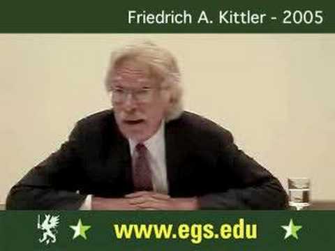 Friedrich A. Kittler. European ...