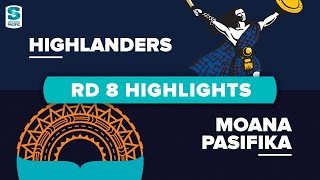Highlanders v Moana Pasifika Rd.8 2022 Super rugby Pacific video highlights