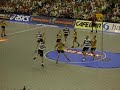 Korfbal - mooie goal Michiel Gerritsen in Ahoy Korfbal - mooie goal Michiel Gerritsen in Ahoy