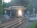 SEPTA 386 with a wierd ditch light problem SEPTA 386 with a wierd ditch light problem