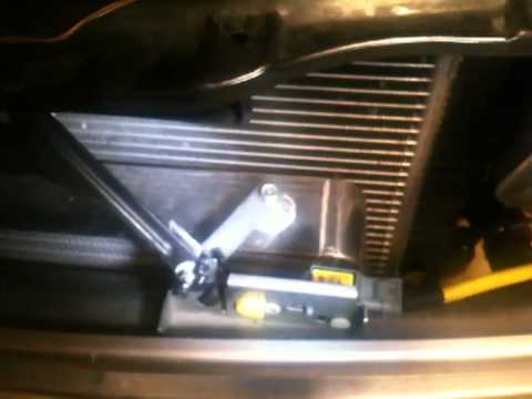front mount intercooler on a saab 9-3 SS