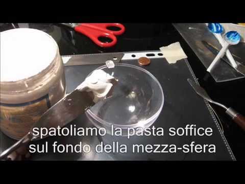 tutorial sfera di natale fimo - prima parte