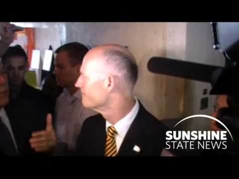 Gov. Rick Scott responds to questions from the media about the charges filed May 2 against 13 Florida A&amp;M students in the hazing death Robert Champion on May 3, 2012.