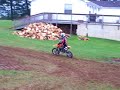 Jace on his KTM 50
