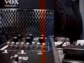some ambient stuff.
i used a telecaster,digitech df-7 distortion factory on the boss metal zone mode,mooger fooger mf105 murf,guyatone md-3 delay,and a vox ad15vt.
first i play some arpeggios to show my basic overdrive tone (my camera made it so trebly!), and then turn on my distortion that some how sounds like a fuzz pedal. after i play with my delay a little bit, i finaly turn on the murf. adding distortion to the murf makes it sound kind of like a drum machine. then     i turn on the delay again and play whatever i want to. the delay time was set to match the tempo of the murf.

enjoy!