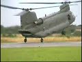 Chinook helicoptor air display yorkshire air museum 2006