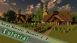 Minecraft Tutorial: How To Build A Medieval/Rustic House Part 2/2! The Interior!