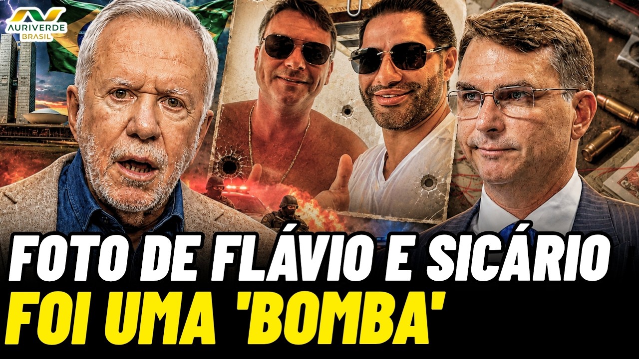 Foto de Flávio Bolsonaro com “Sicário” foi uma bomba | Análise de Alexandre Garcia