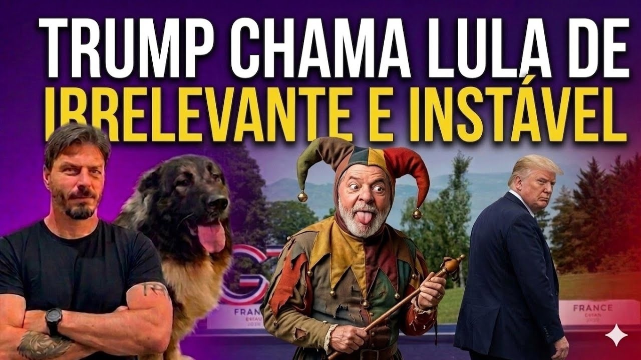 TRUMP FINALMENTE FALOU O QUE PENSA DE LULA... E É HUMILHANTE!