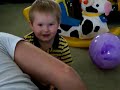 Garion reads the letter 'd' book with his daddy