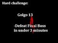 members of team shizz take on the magfest nes challenges. volume 4/8. 0:06 normal challenge: dig dug 2 -beat stage 31 player: kareshi 0:47 normal challenge: mega man 3 -beat 8-boss room in one life player: megamatt 3:16 hard challenge: golgo 13 -defeat final boss in under 3 minutes player: metal dream 5:52 hard challenge: castlevania -defeat dracula with no special weapons player: kareshi 8:09 hard challenge: gi joe -defeat destro with snake eyes and no gun upgrades player: metal dream 9:58 ...
