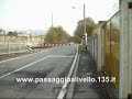 passaggio a livello a Brescia in via Morosini