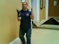 Carpet fitting robot