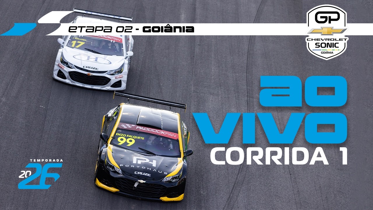 STOCK LIGHT 2026 AO VIVO | 2ª ETAPA - CORRIDA 1 | GOIÂNIA, GO