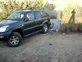 Toyota Land Cruiser. Yamal cruzando el riachuelillo de Bullafar, Bouyafar (Maroc).
