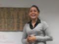 Ana dando clase