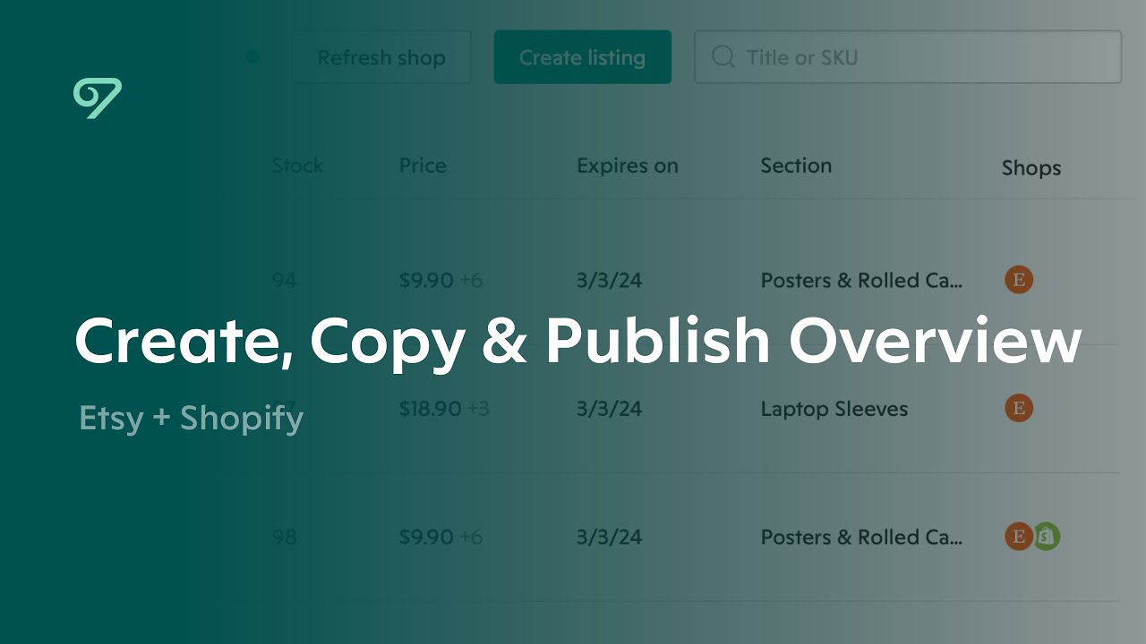 Create, Copy, & Publish