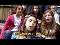 Homenaje por el bat mitzvah de danu de compa�eras del tarbut