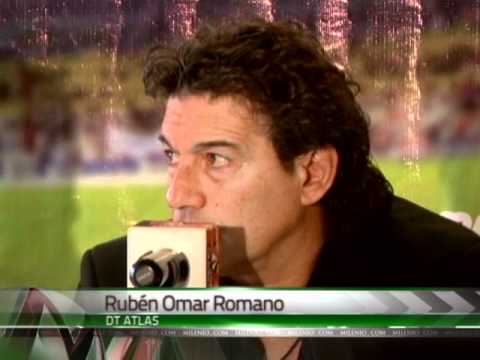 Presentaci&oacute;n de Rub&eacute;n Omar Romano como DT de Atlas