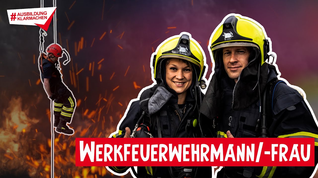 🔥Wir brennen dafür! Ausbildung als Werkfeuerwehrmann/-frau bei der LEAG - Höhenrettung & Taucher