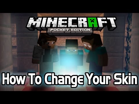 how to put a skin on minecraft pe