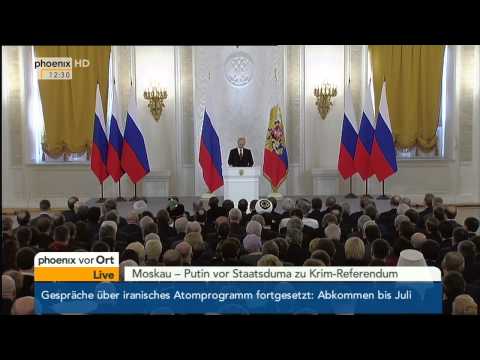 Anschluss der Krim an Russland - Rede von Wladimir Putin am 18.03.2014