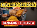 Busy & Vibrant Khao San Road Area, Bangkok, Thailand